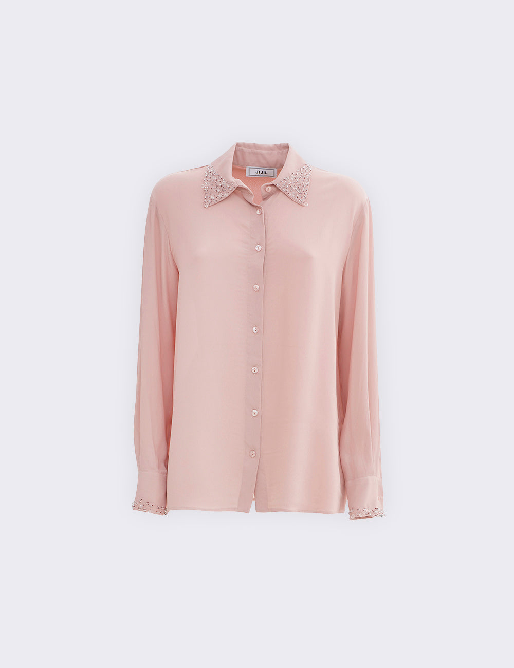 Embroidered collar shirt