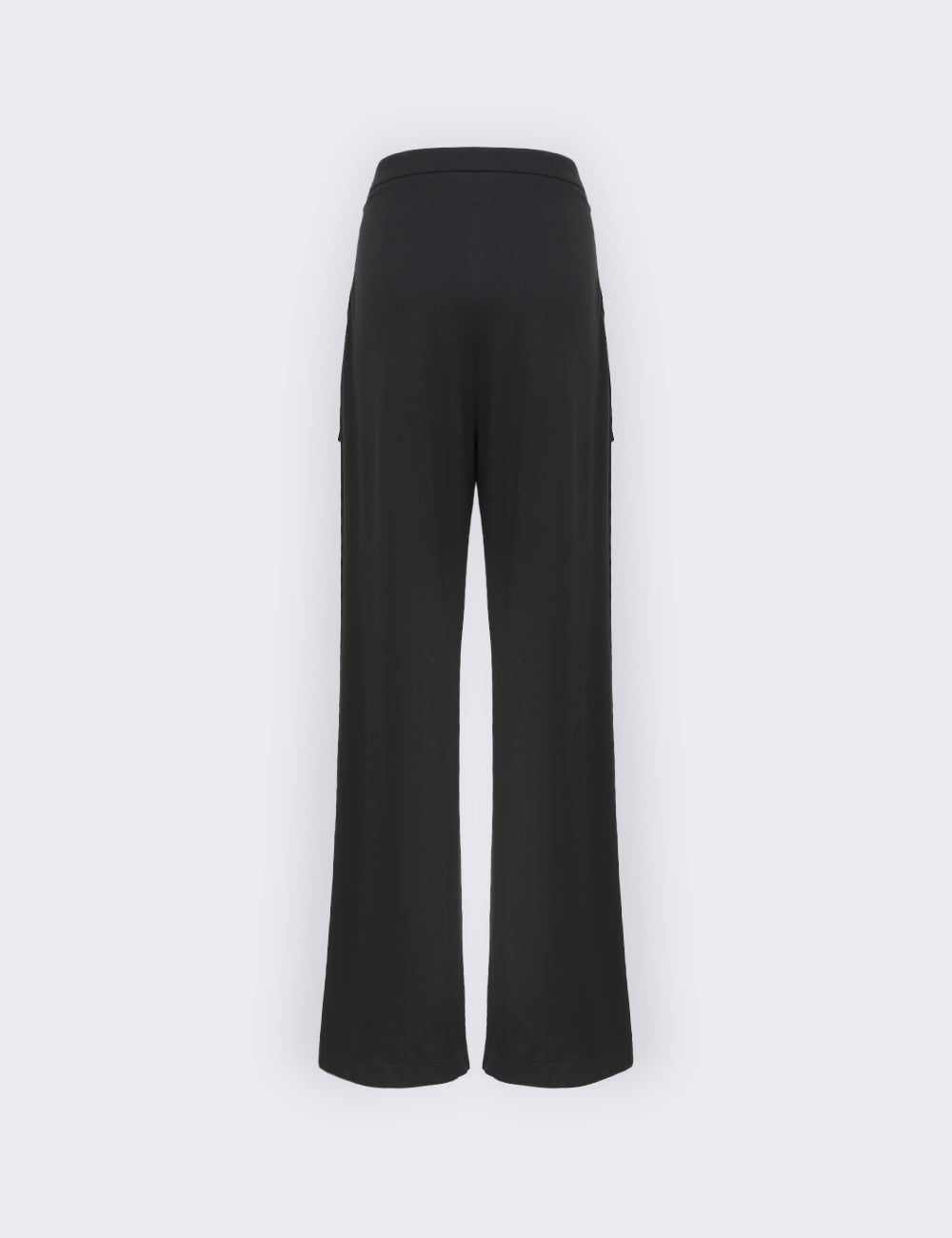 Palace trousers with transparent effect pockets