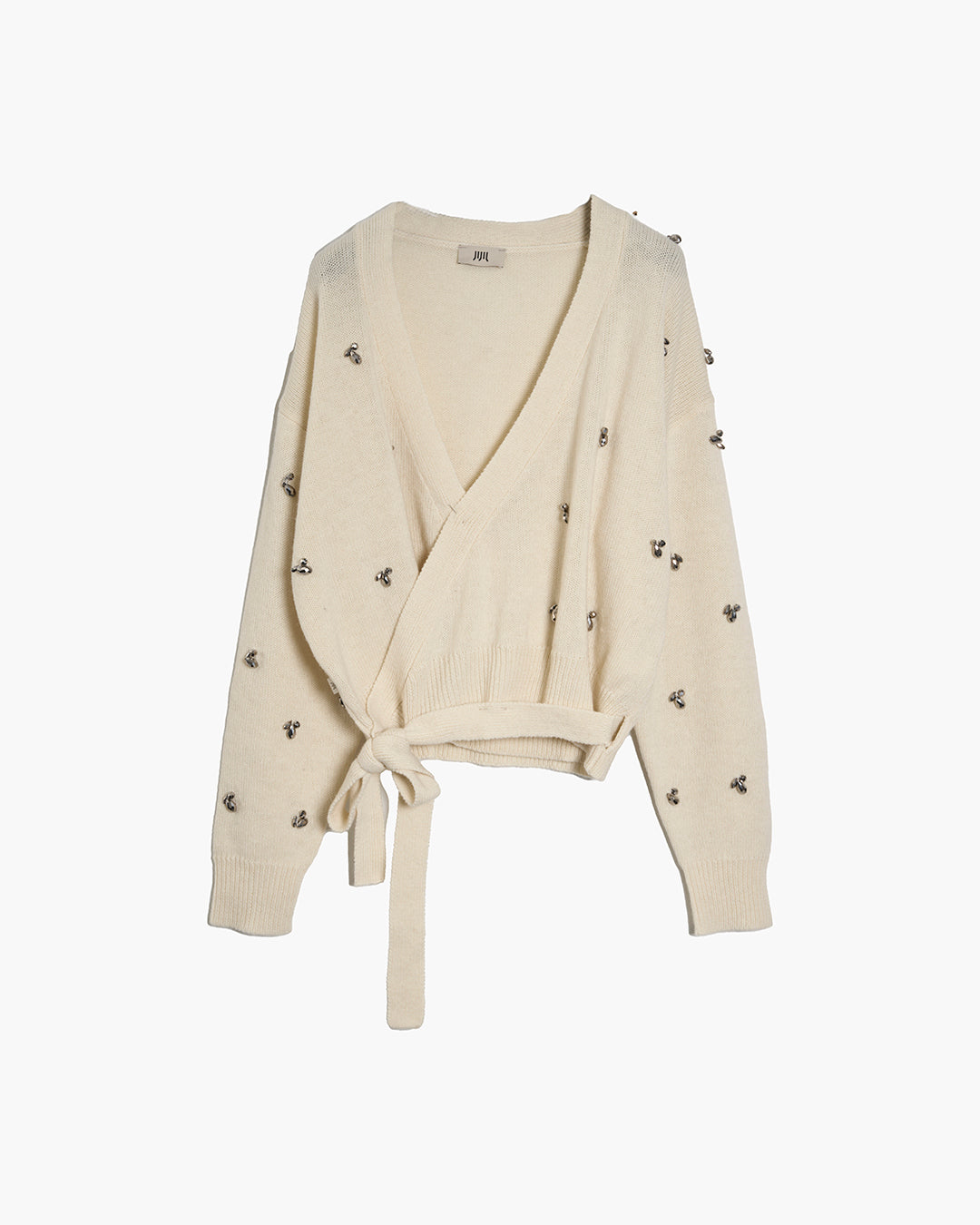 Sweater with cut-out inserts in rhinestones (copy)